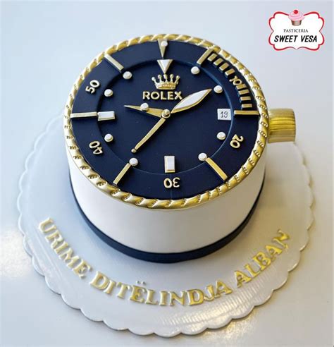 gold rolex cake|rolex watch cake for sale.